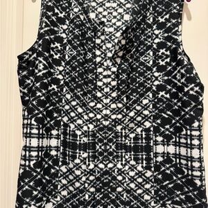 Calvin Klein Monochrome Geometric Women's Blouse